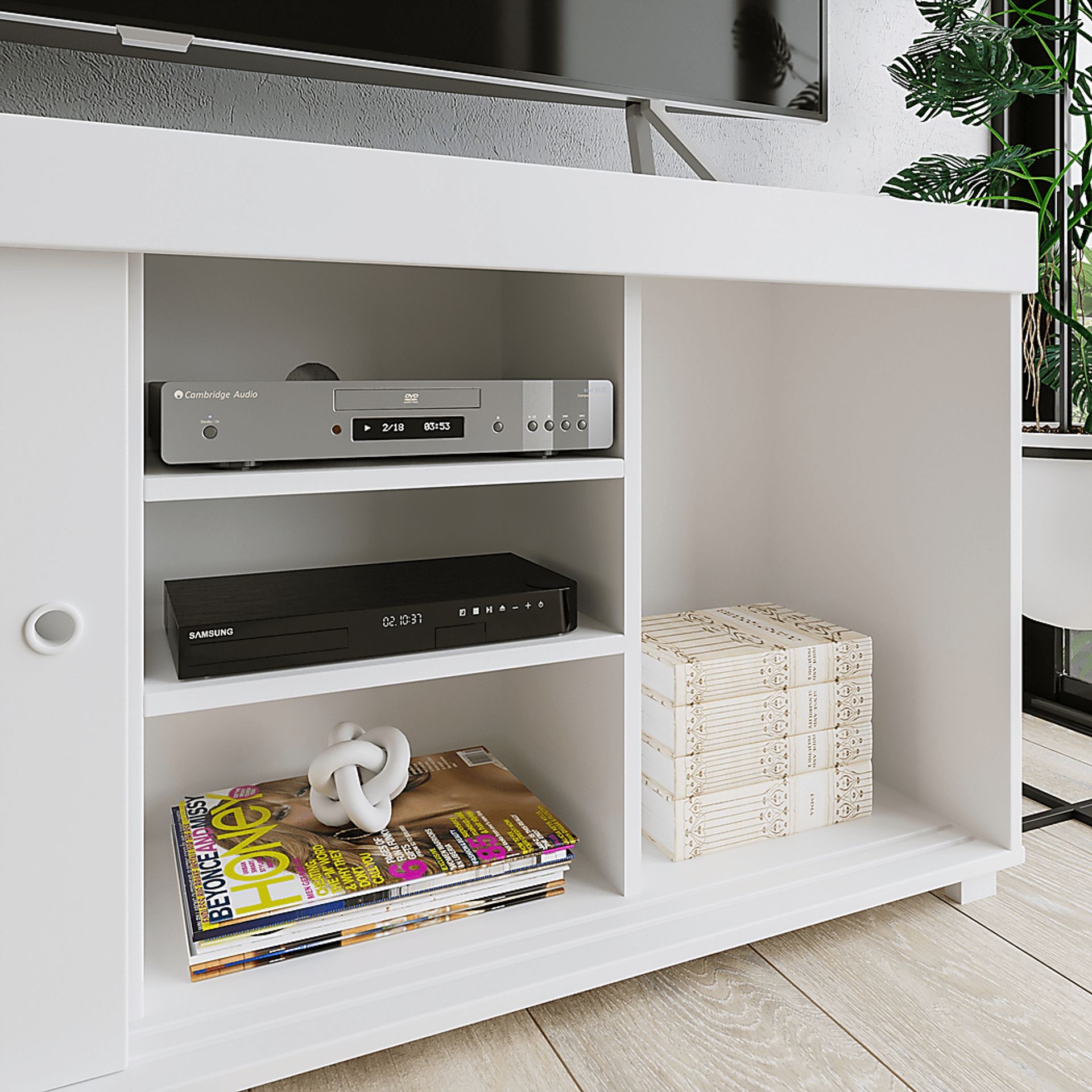 Chamto White 63in. Console - Image 12