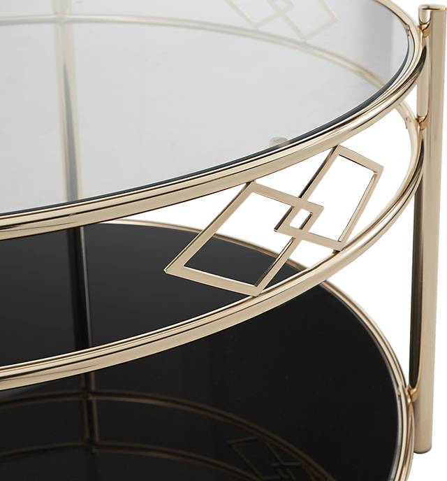 Chancery Rose Gold Cocktail Table - Thumbnail - Image 3