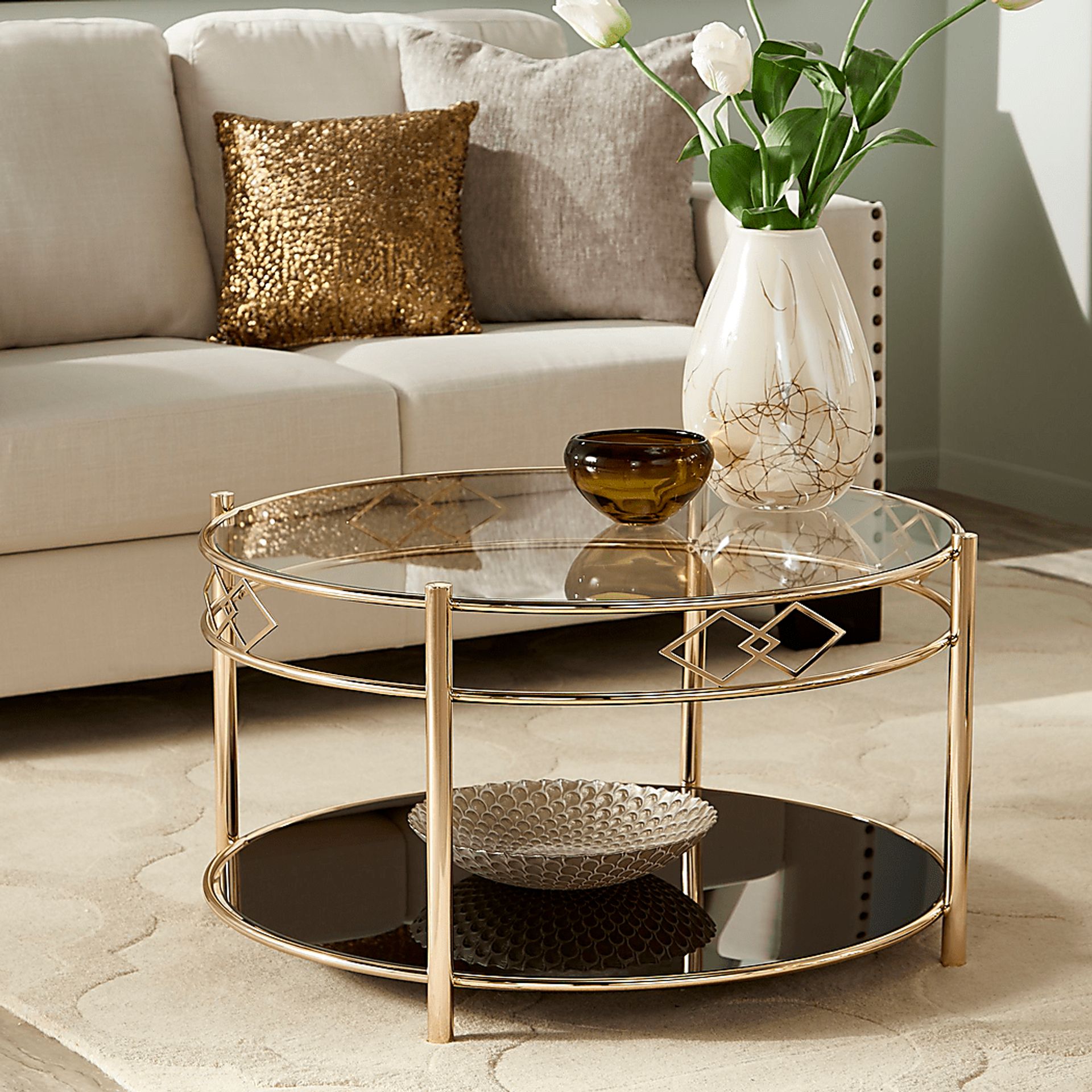 Chancery Rose Gold Cocktail Table - Image 5