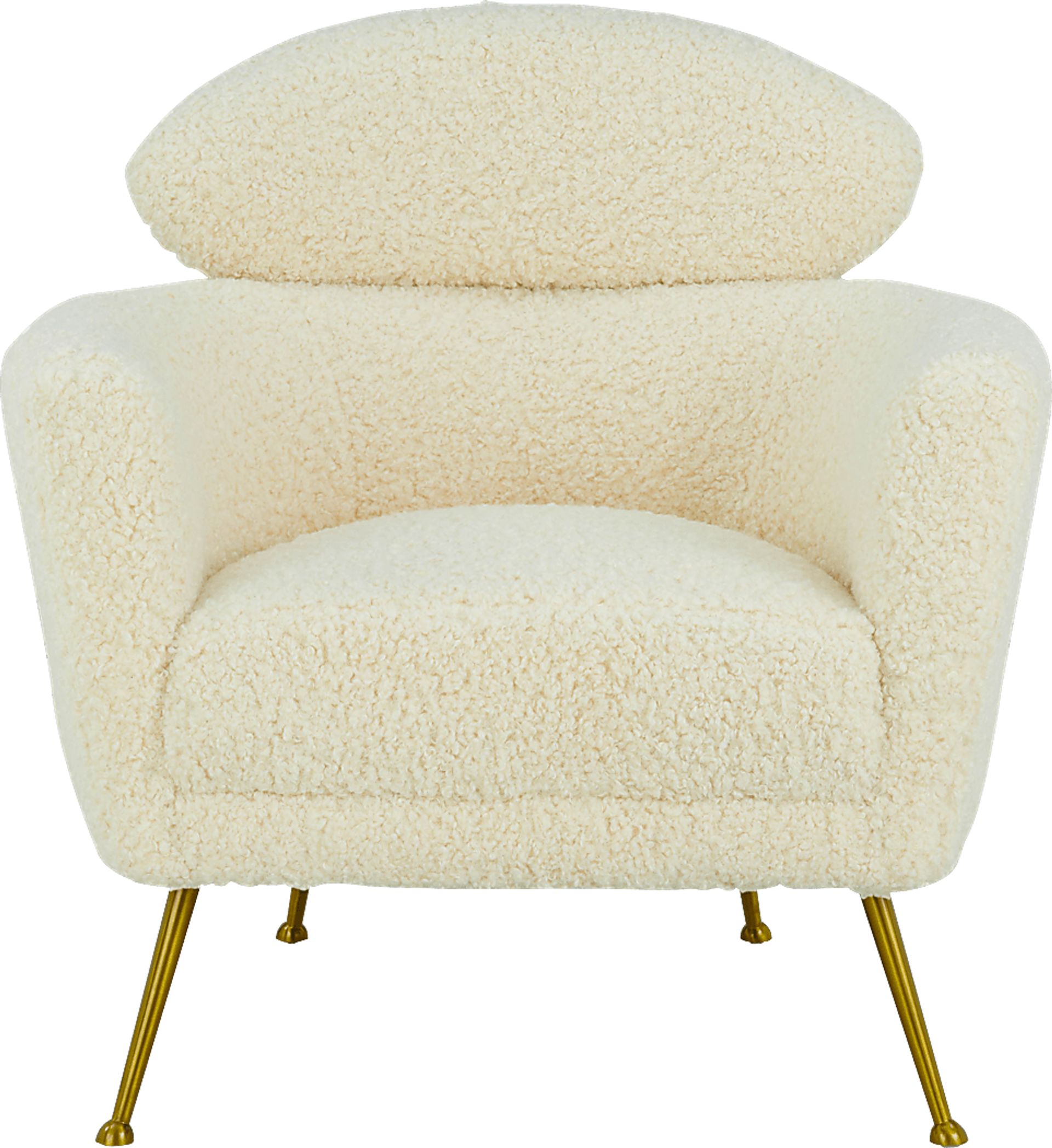 Chanceux Beige Accent Chair - Image 2