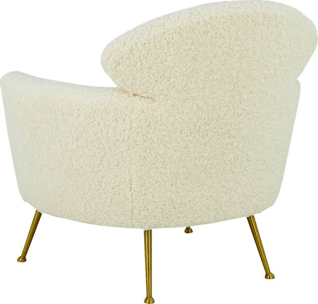 Chanceux Beige Accent Chair - Thumbnail - Image 3