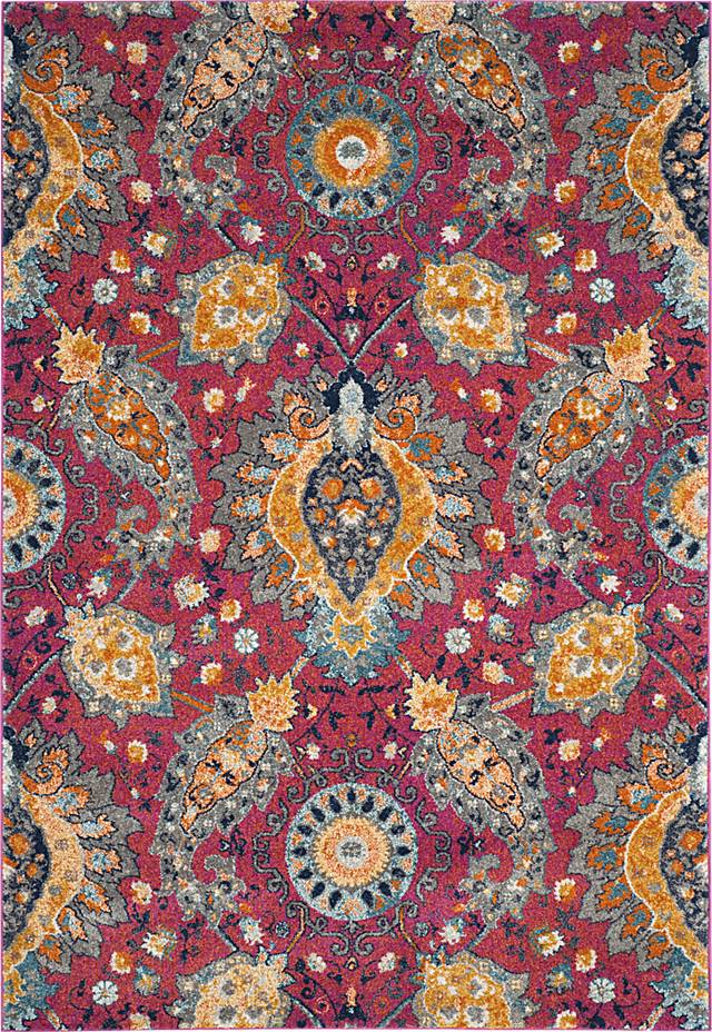 Chancey Park Fuchsia 4' x 6' Rug - Thumbnail - Image 1