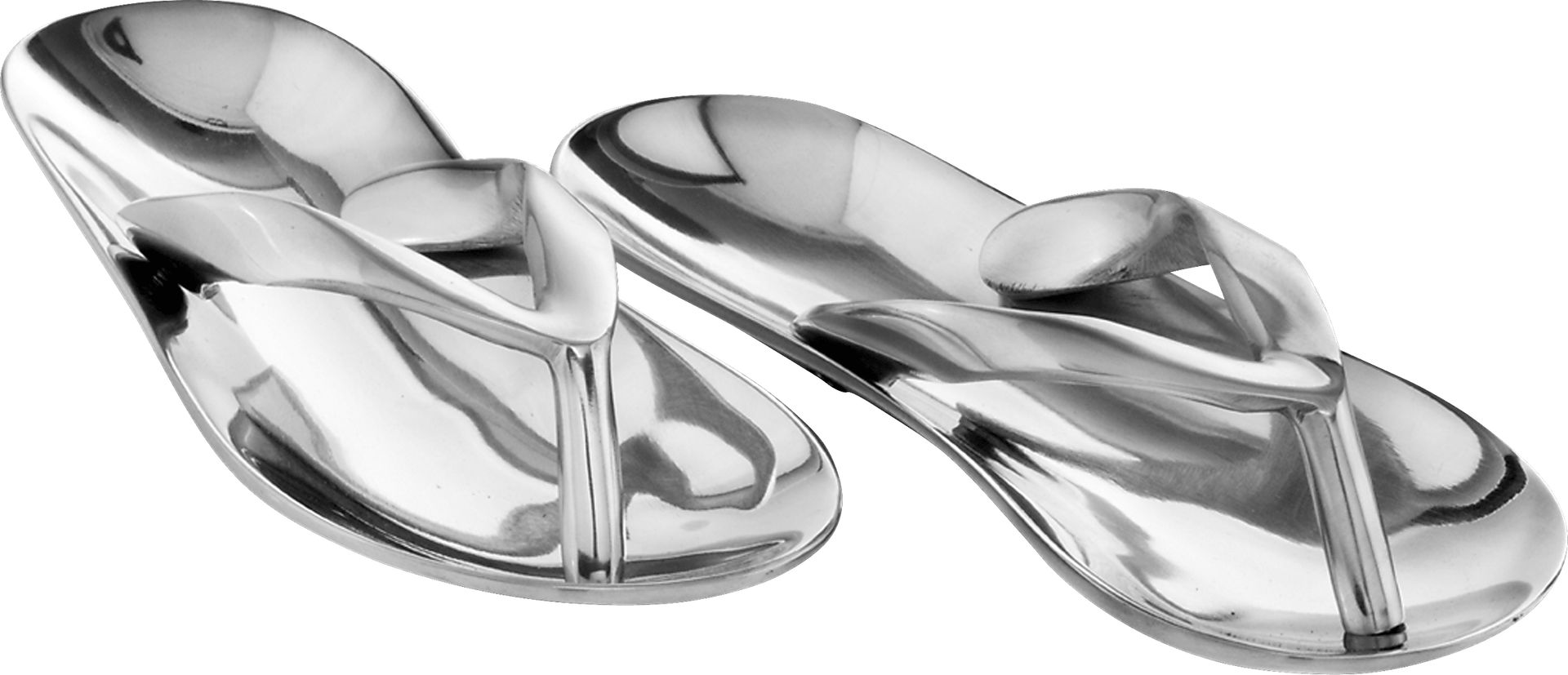 Chancla Silver Sculpture - Image 1