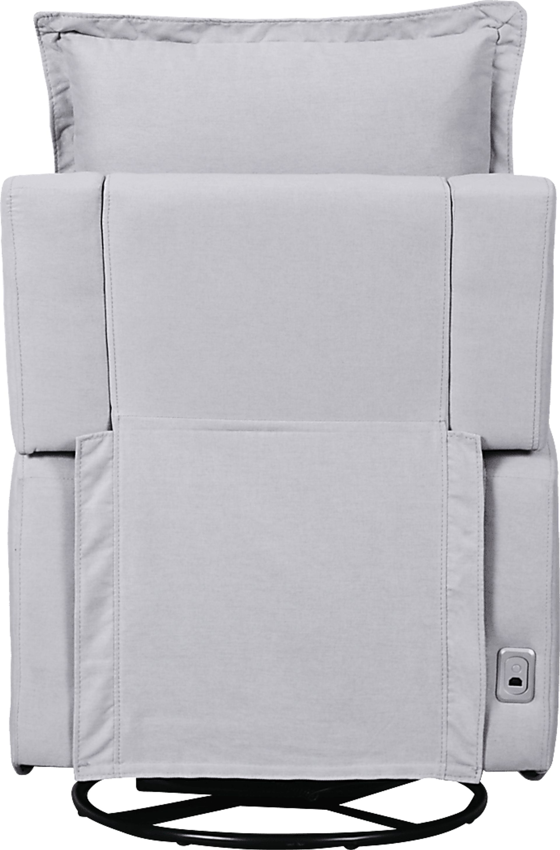 Chandler Cloud Gray Power Glider Recliner - Image 3