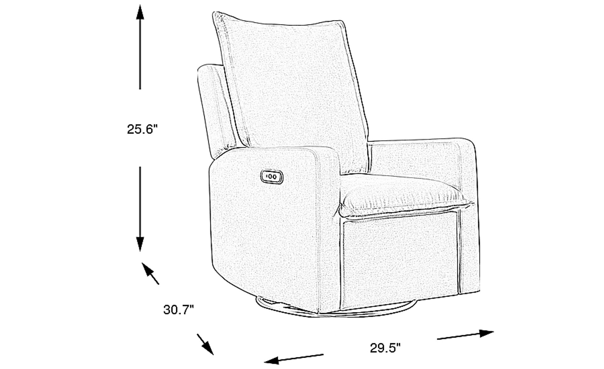 Dimension Image. Please refer to the Dimension Tab on this page for dimension details.