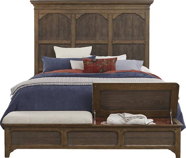 Chandler Hills Brown 8 Pc Queen Storage Bedroom - Thumbnail - Image 3