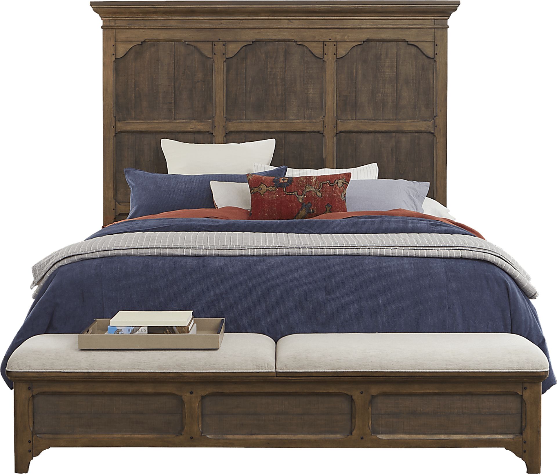 Chandler Hills Brown 7 Pc Queen Storage Bedroom - Image 2
