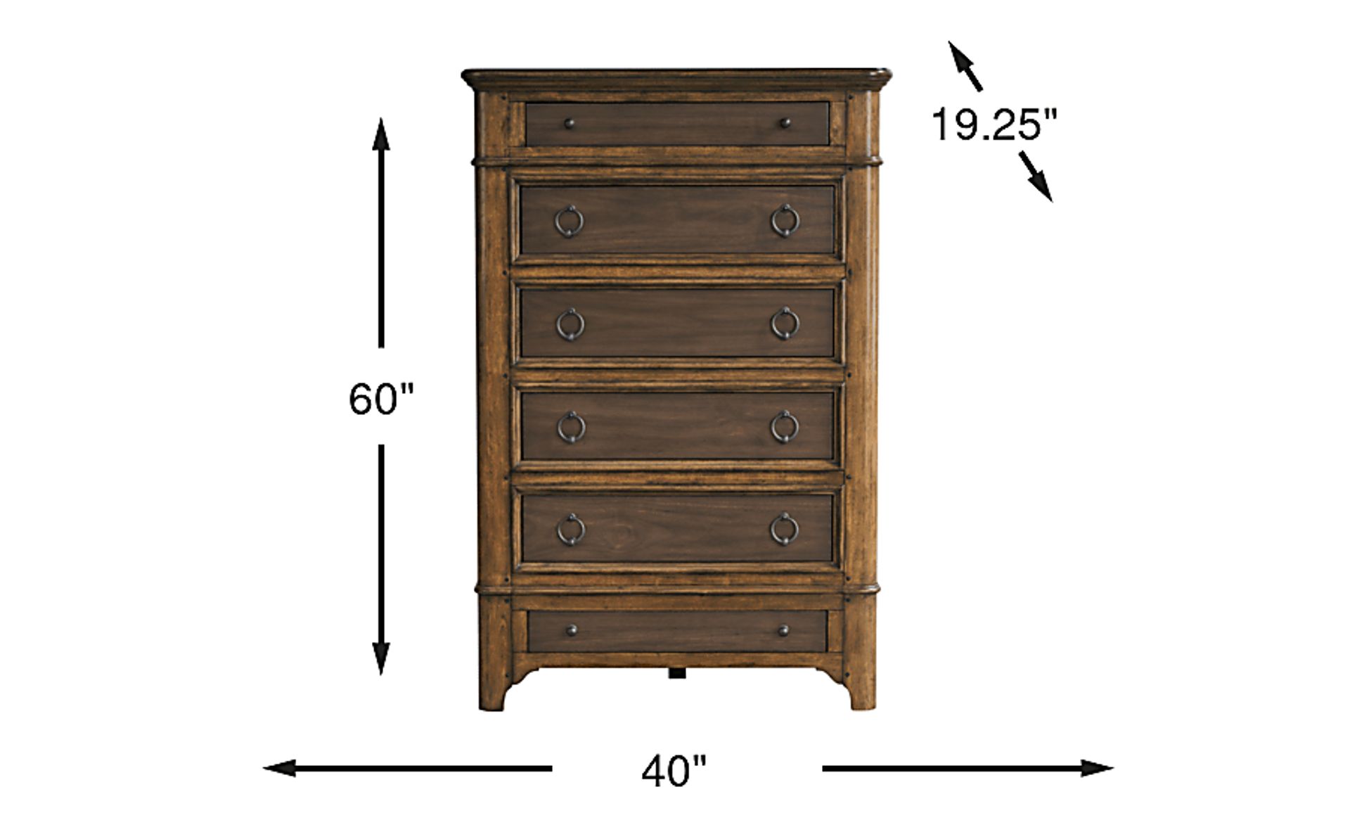 Dimension Image. Please refer to the Dimension Tab on this page for dimension details.