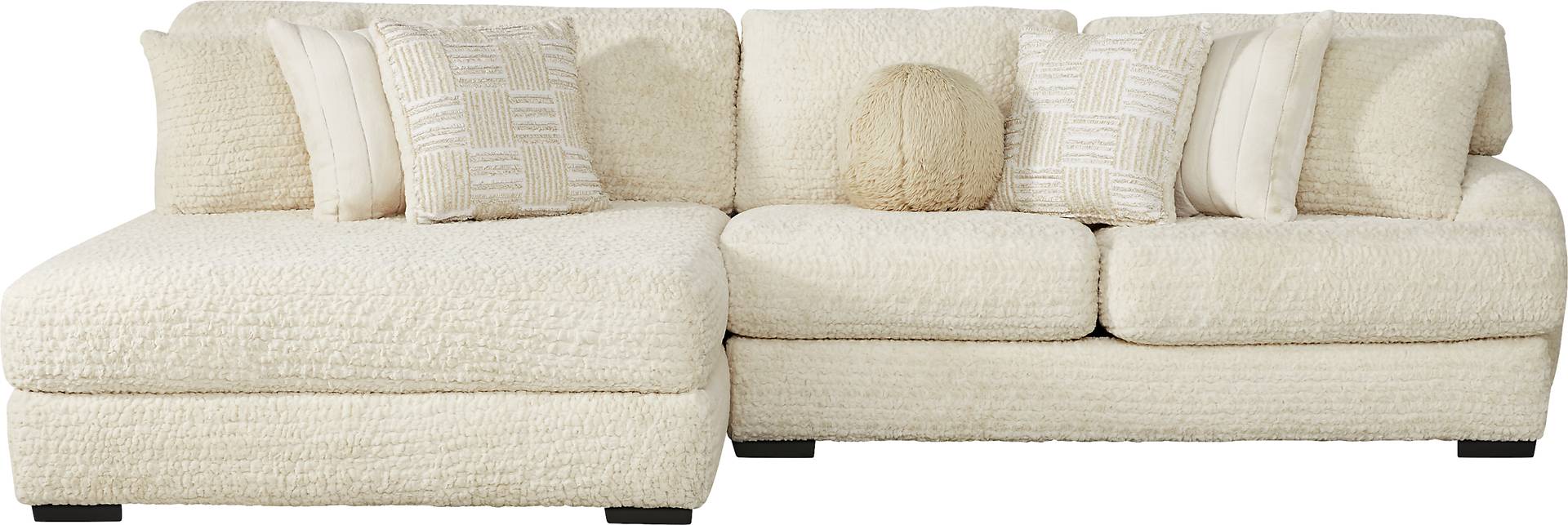 2 pc left chaise sectional