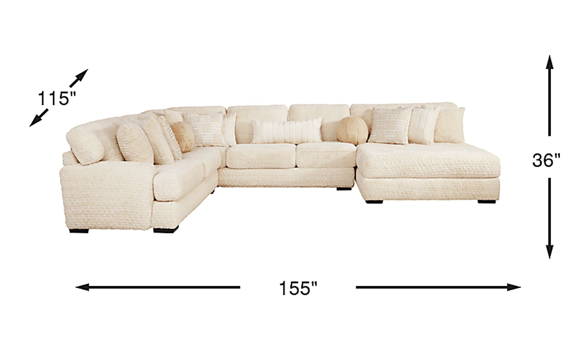 Dimension Image. Please refer to the Dimension Tab on this page for dimension details.