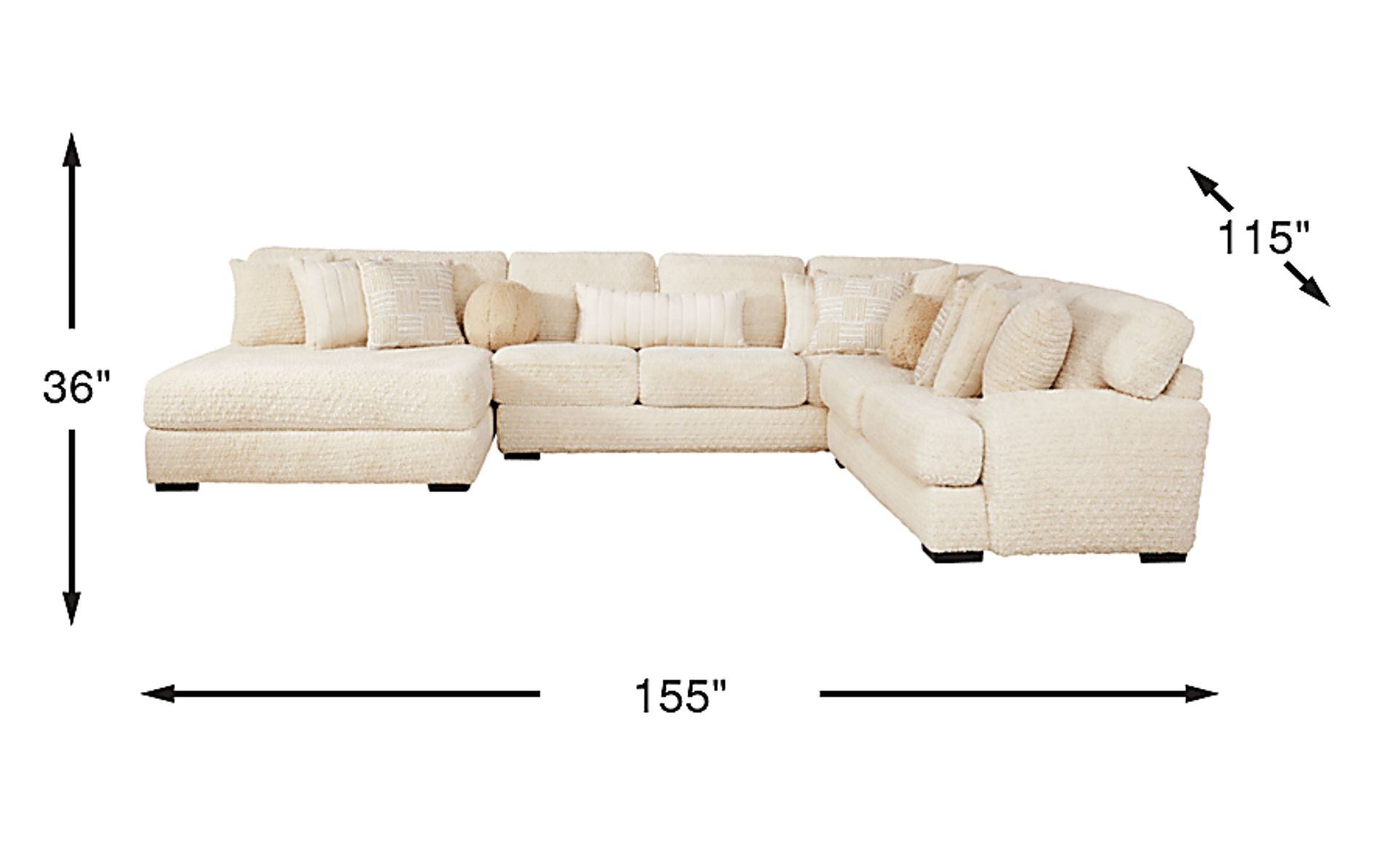 Dimension Image. Please refer to the Dimension Tab on this page for dimension details.