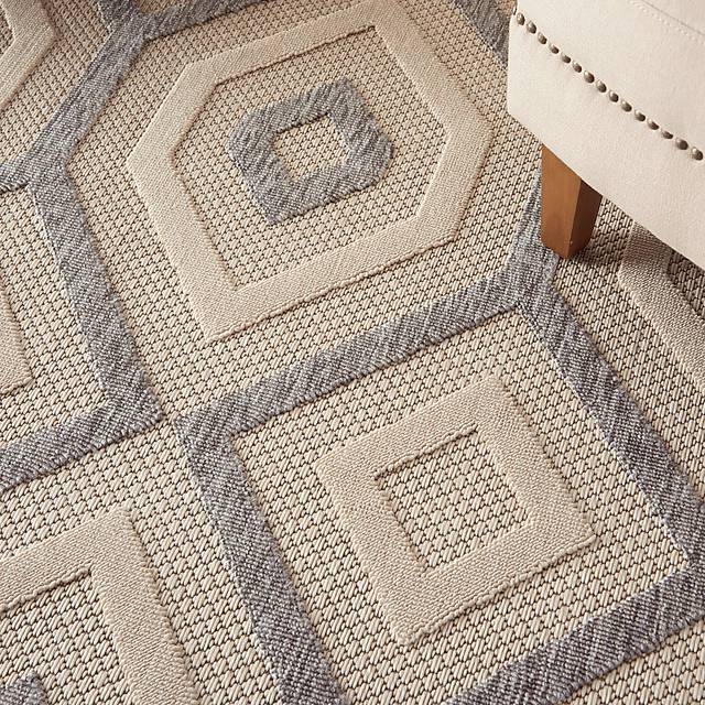 Chanley Cream 8' x 10' Indoor/Outdoor Rug - Thumbnail - Image 3