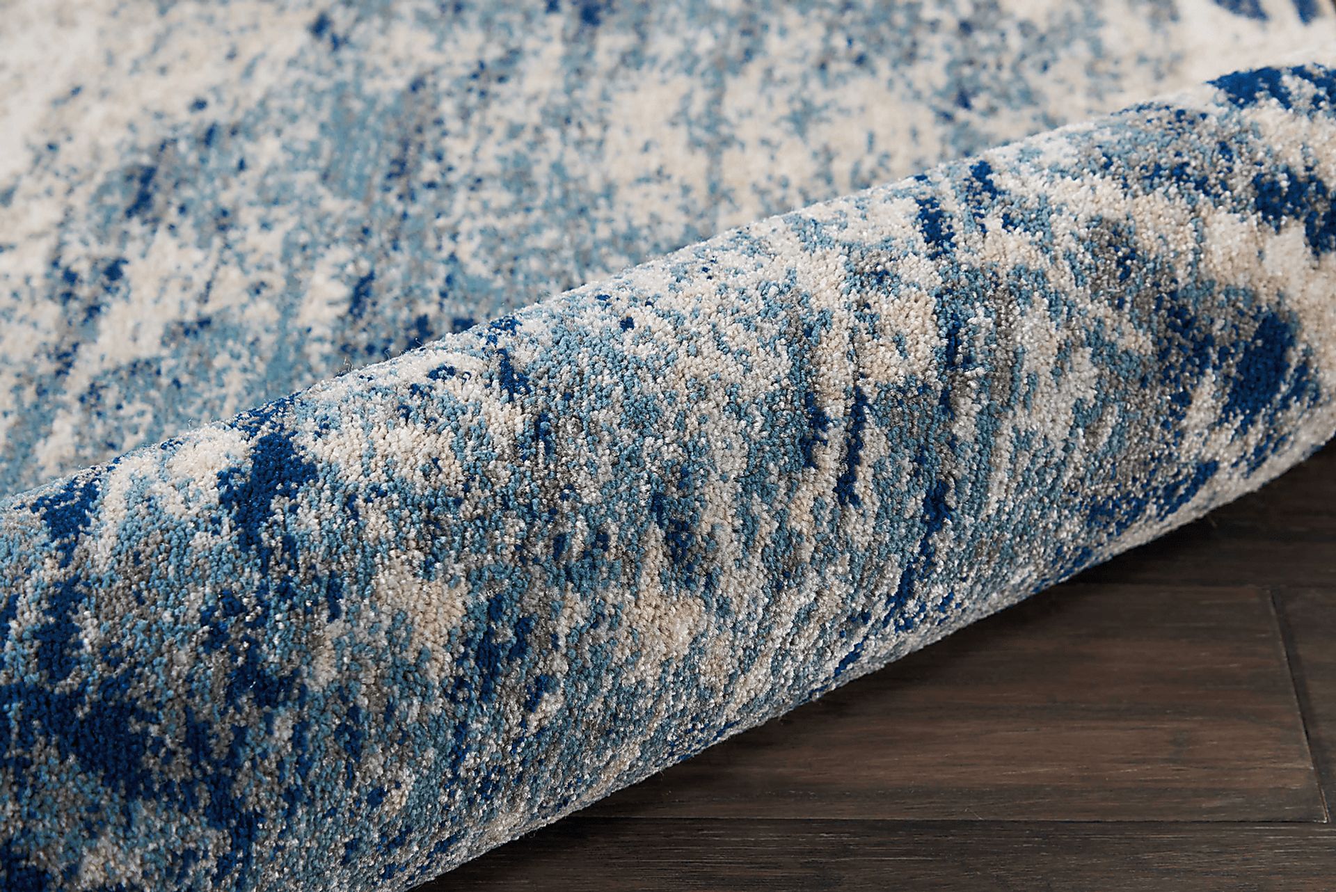 Channe Blue 2'2 x 7'6 Runner Rug - Image 3