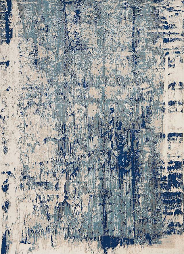 Channe Blue 7'10 x 10'6 Rug - Thumbnail - Image 1