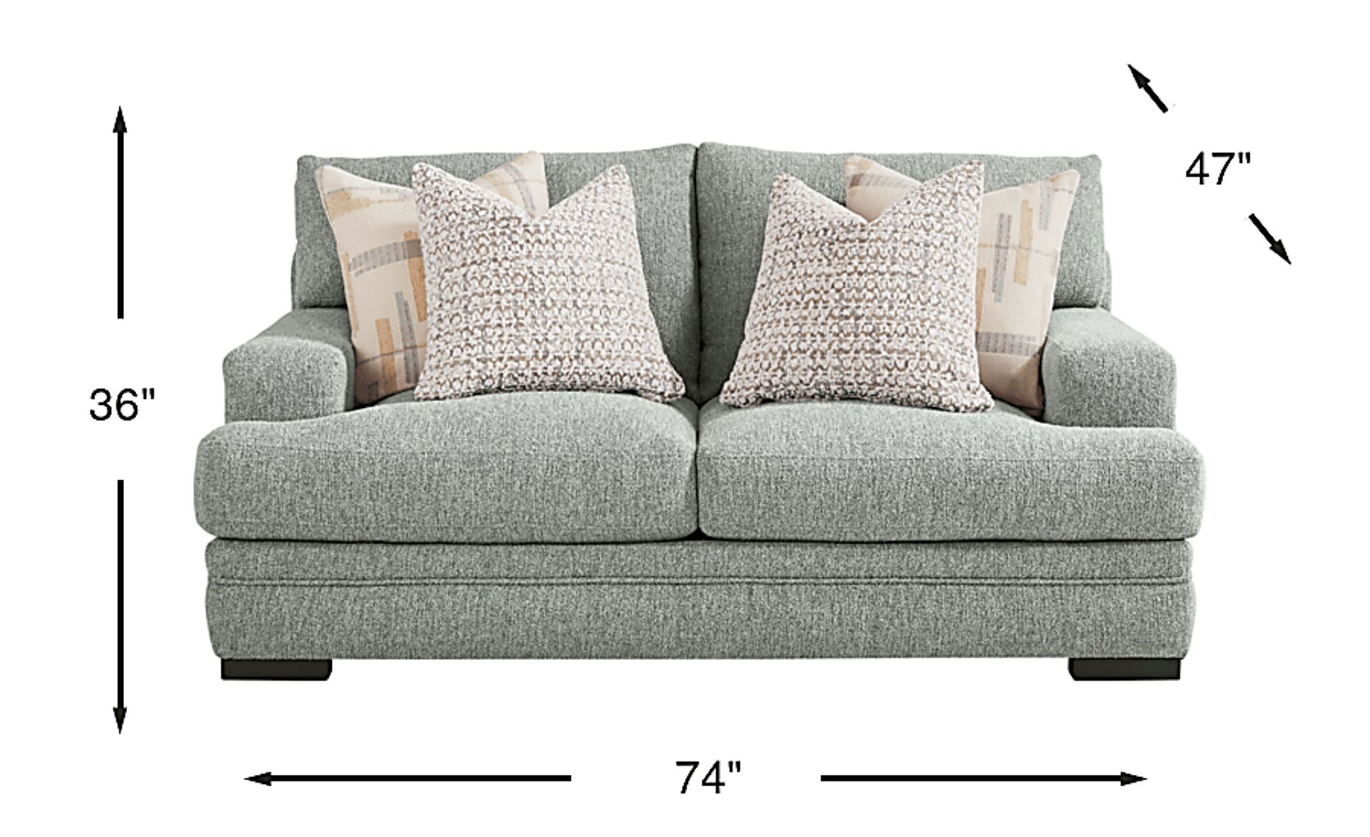 Dimension Image. Please refer to the Dimension Tab on this page for dimension details.