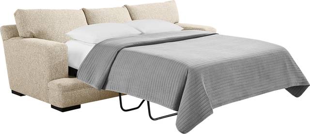 Channel Park Oatmeal Gel Foam Sleeper Sofa - Thumbnail - Image 2