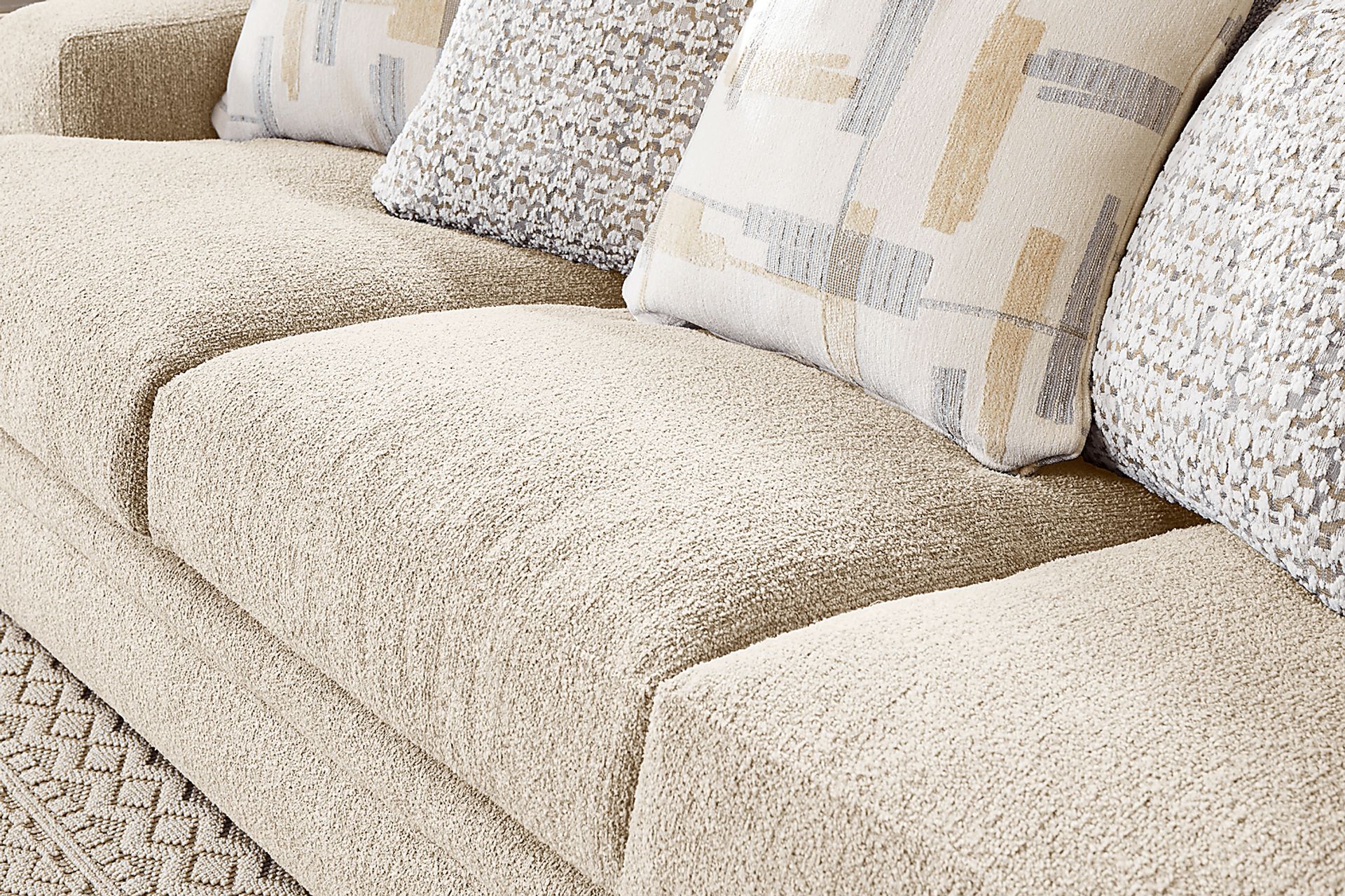 Channel Park Oatmeal Gel Foam Sleeper Sofa - Image 5