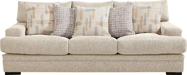 Channel Park Oatmeal Gel Foam Sleeper Sofa - Thumbnail - Image 1