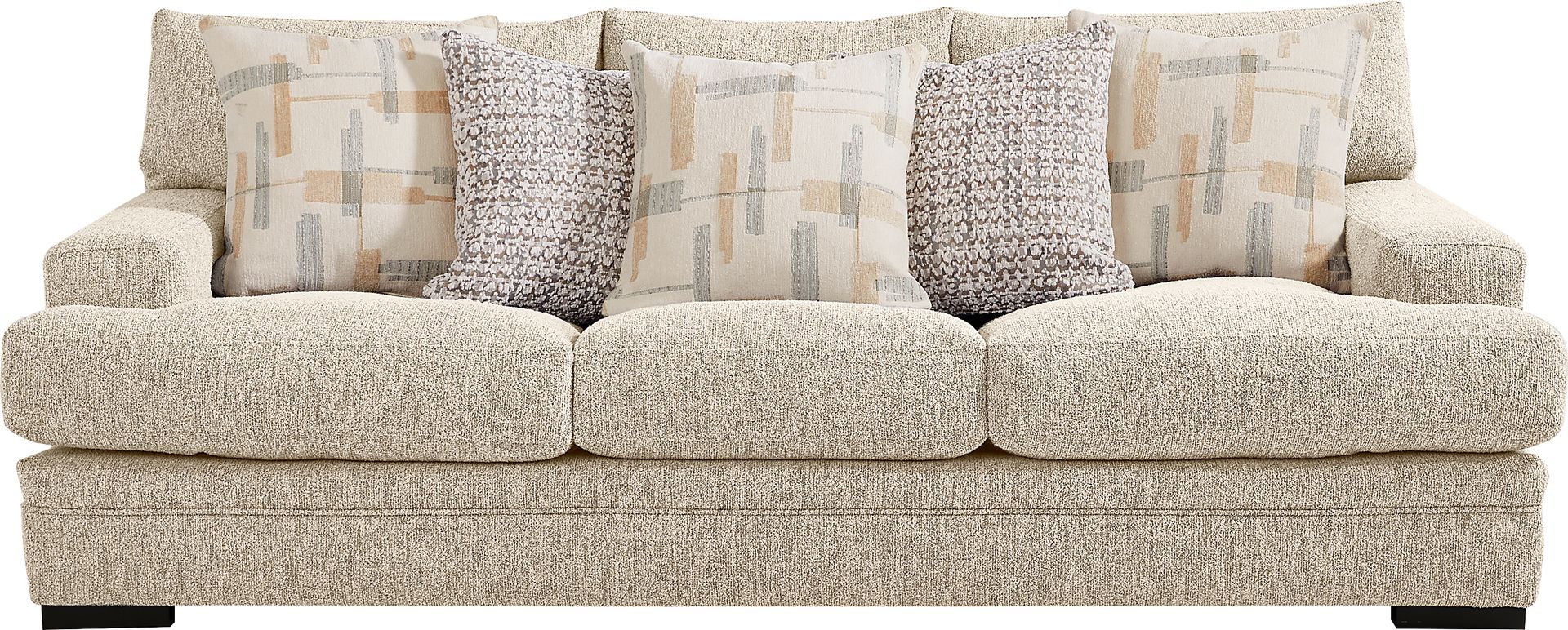 Channel Park Oatmeal Gel Foam Sleeper Sofa - Image 1