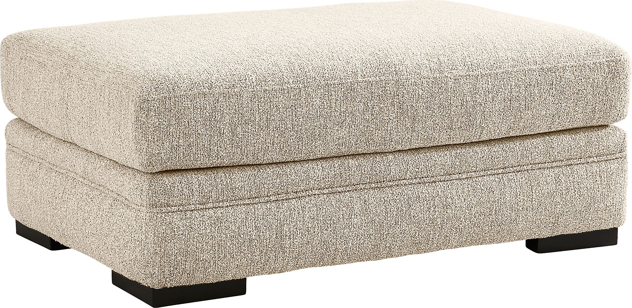 Channel Park Oatmeal Ottoman