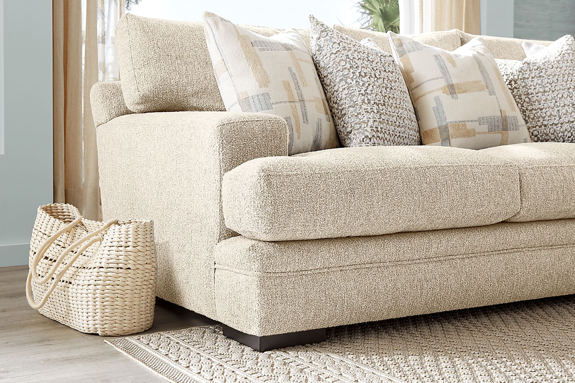 Channel Park Oatmeal 5 Pc Living Room - Image 4