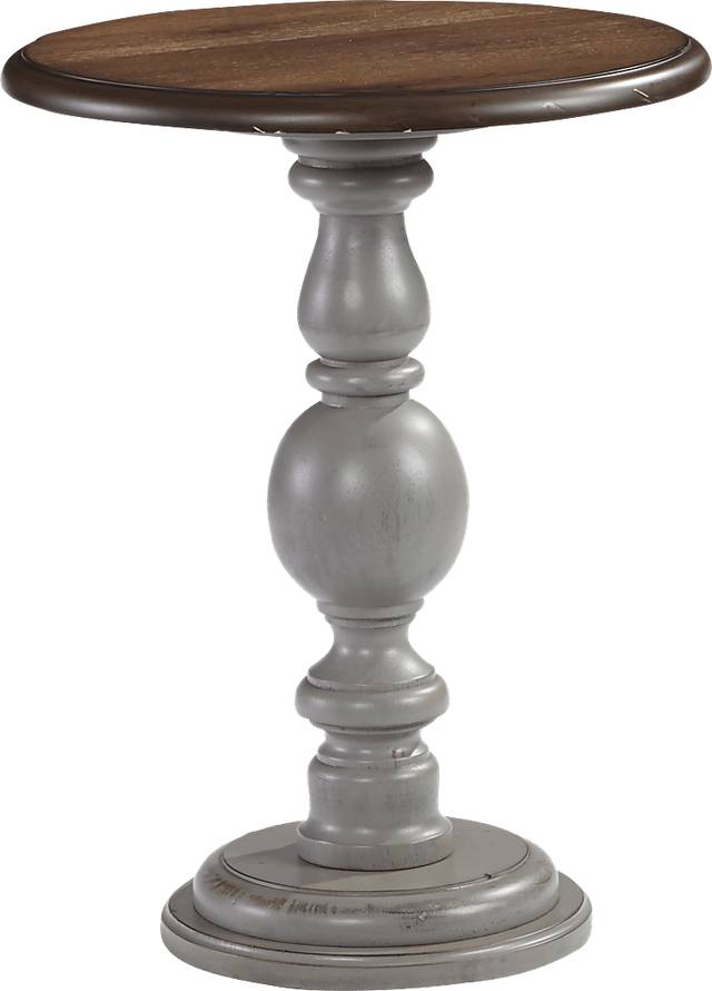 Chanson Gray End Table - Thumbnail - Image 1