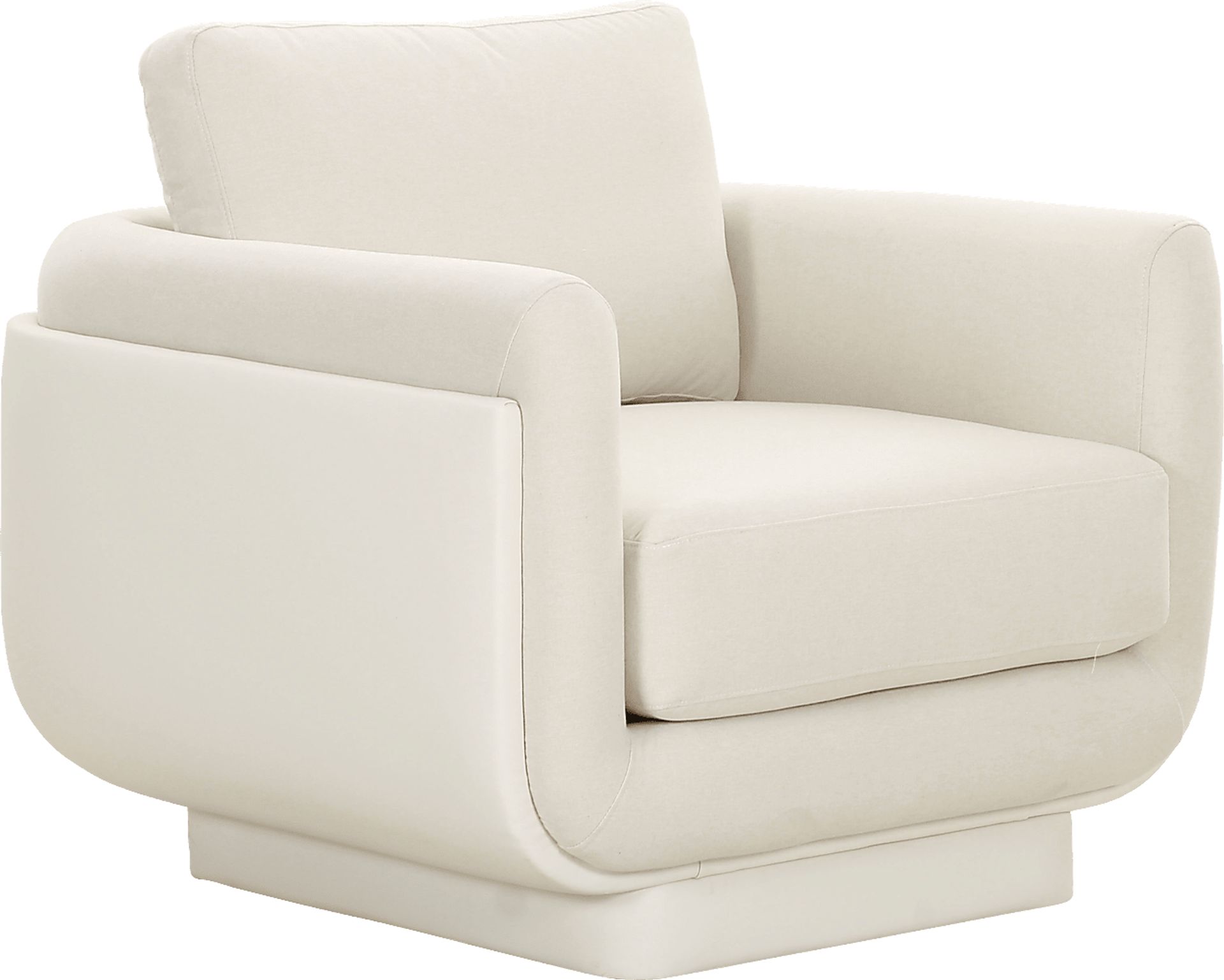 Chantclair Cream Accent Chair - Image 1
