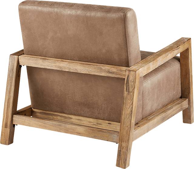 Chanterella Taupe Accent Chair - Thumbnail - Image 3