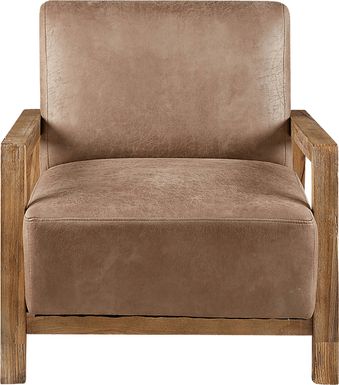 Chanterella Taupe Accent Chair