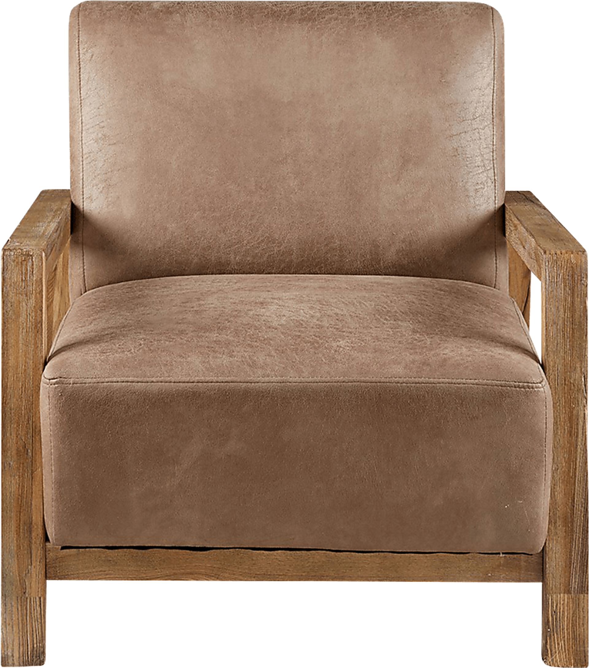 Chanterella Taupe Accent Chair - Image 1