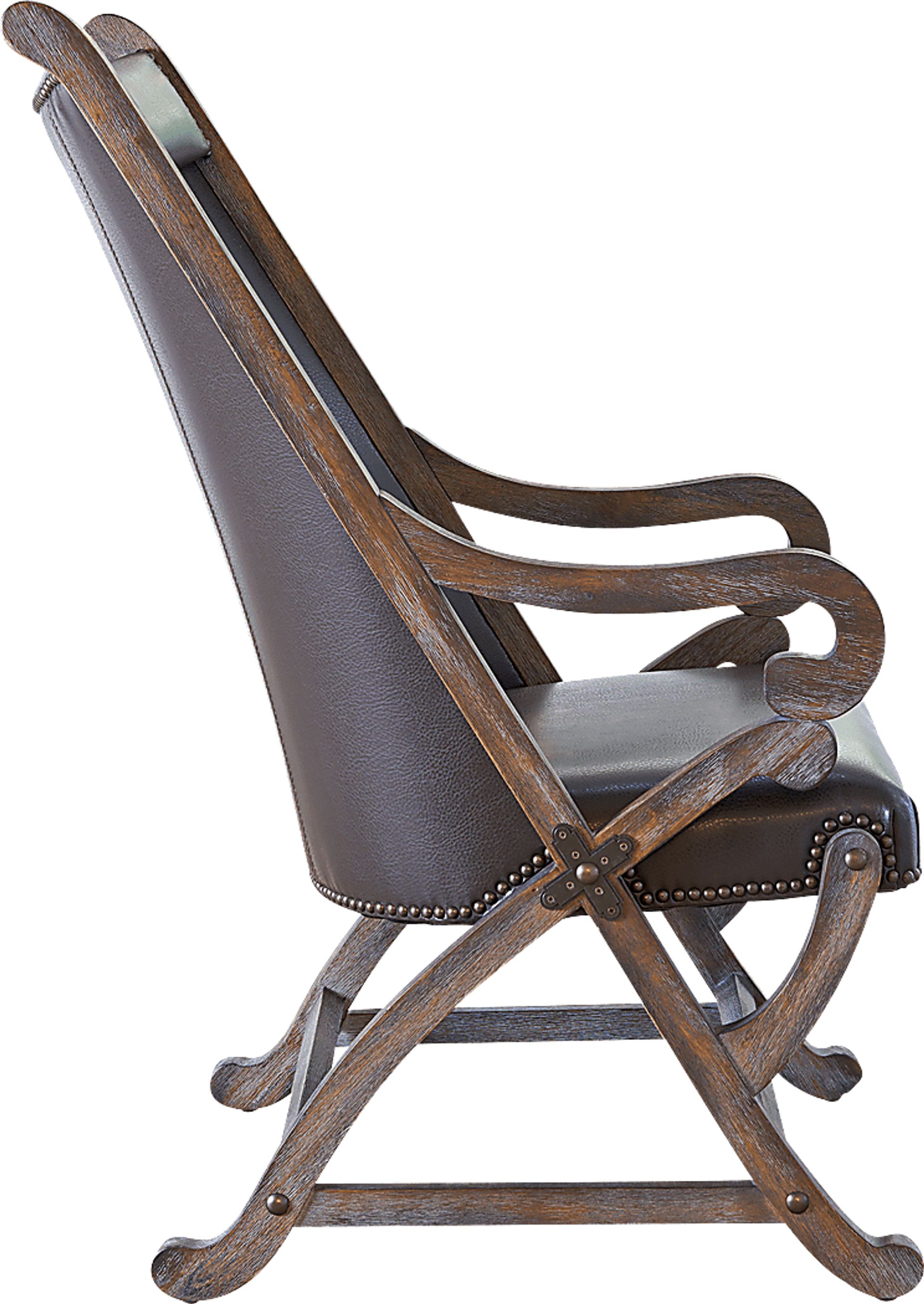 Chanticleer Gray Accent Chair & Ottoman - Image 6