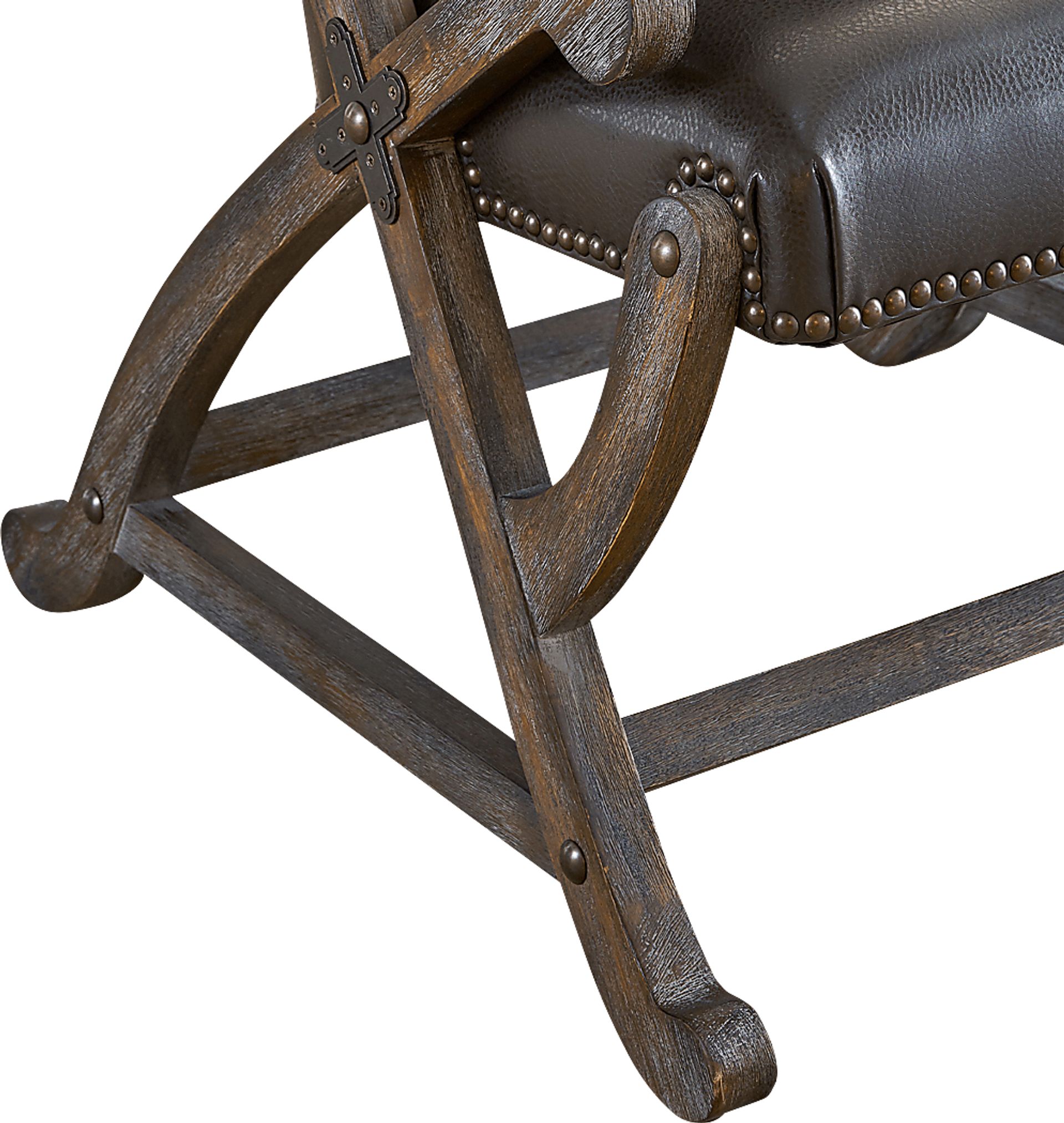 Chanticleer Gray Accent Chair & Ottoman - Image 9