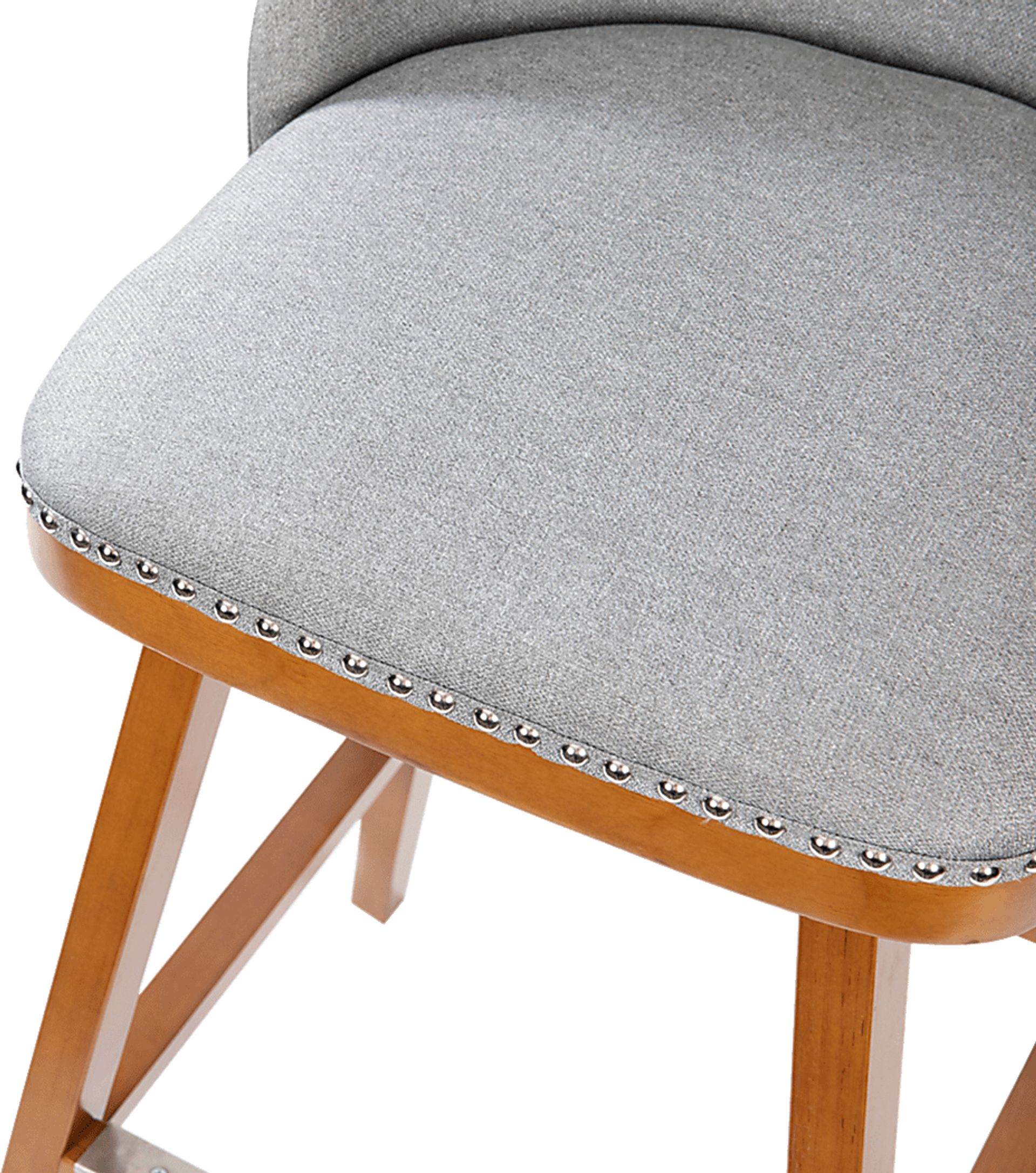Chanticleer Gray Barstool, Set of 2 - Image 5
