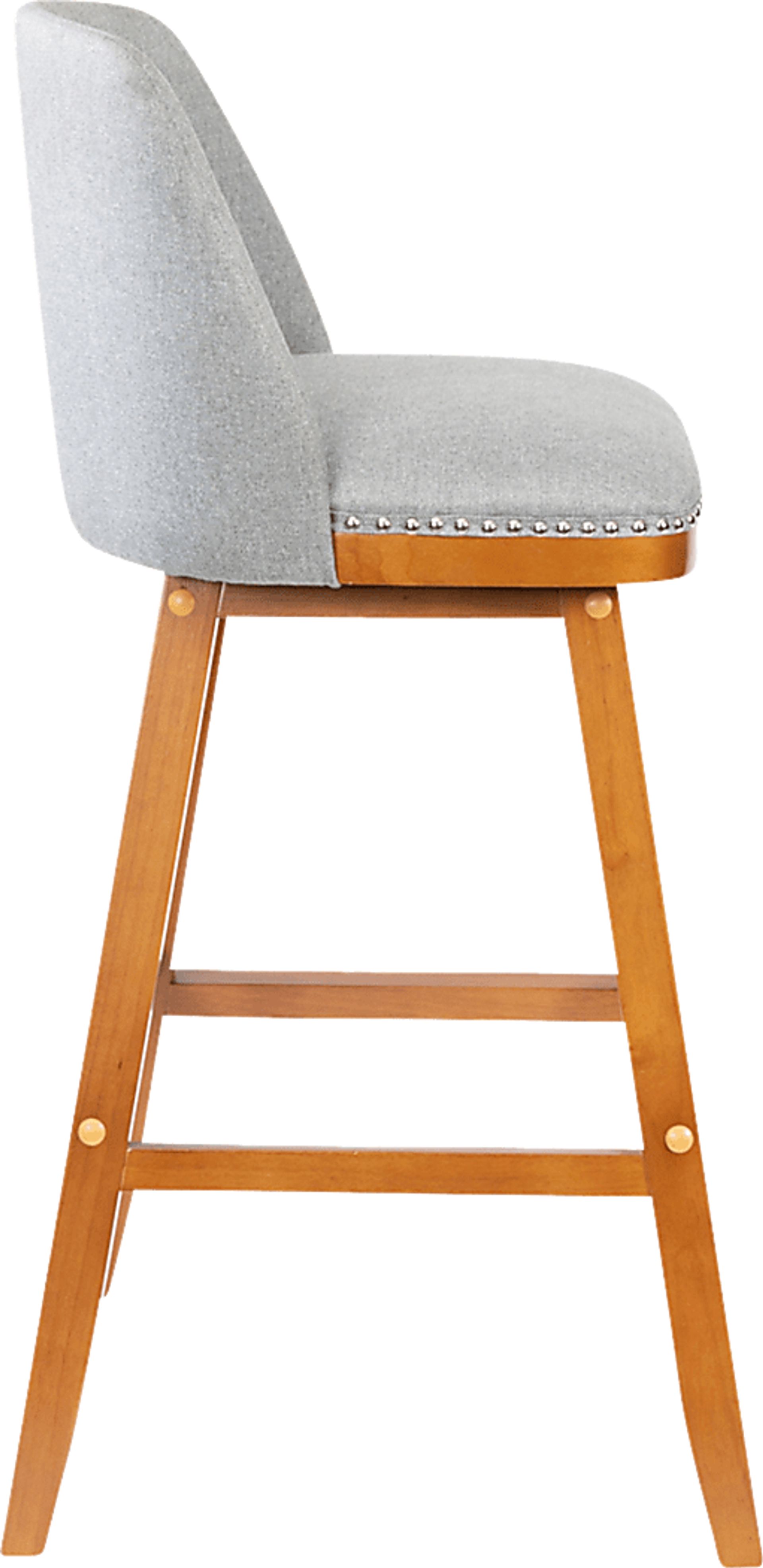 Chanticleer Gray Barstool, Set of 2 - Image 8
