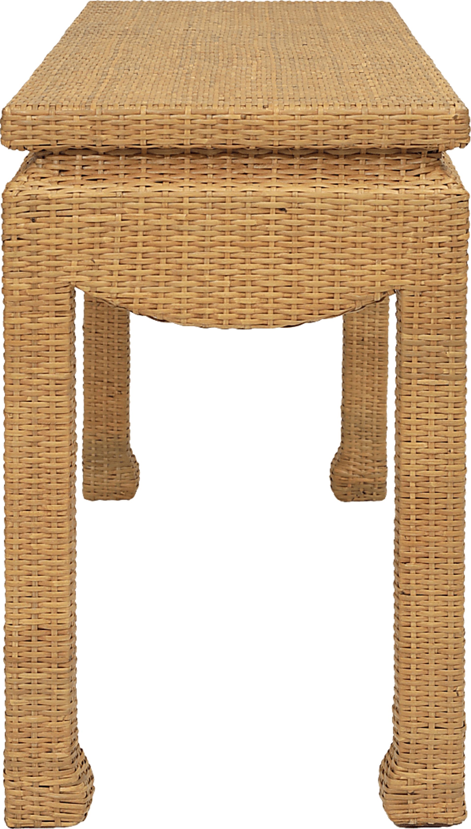 Chantilly Natural Chairside Table - Image 3