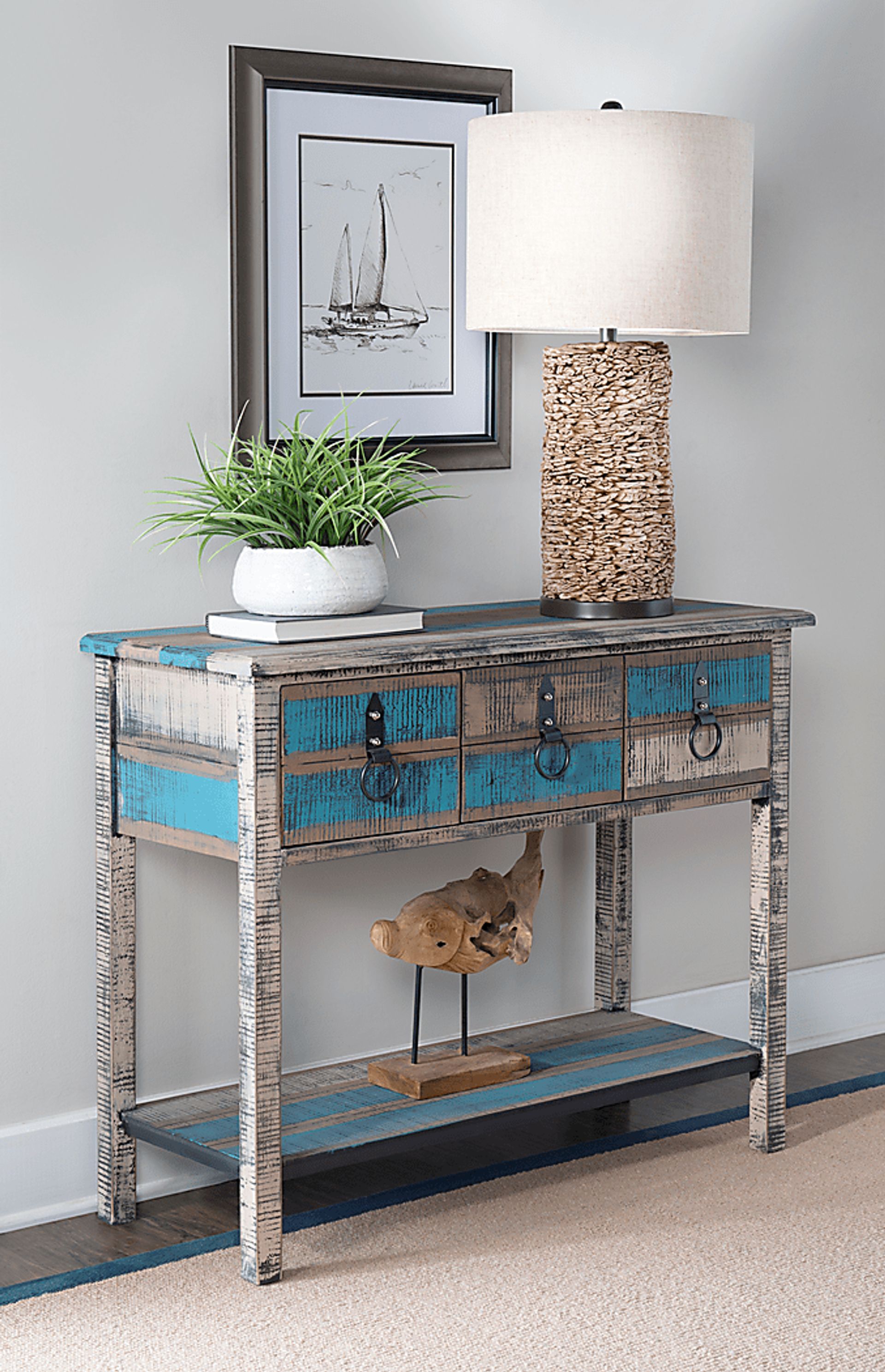 Chantrea Brown Sofa Table - Image 3