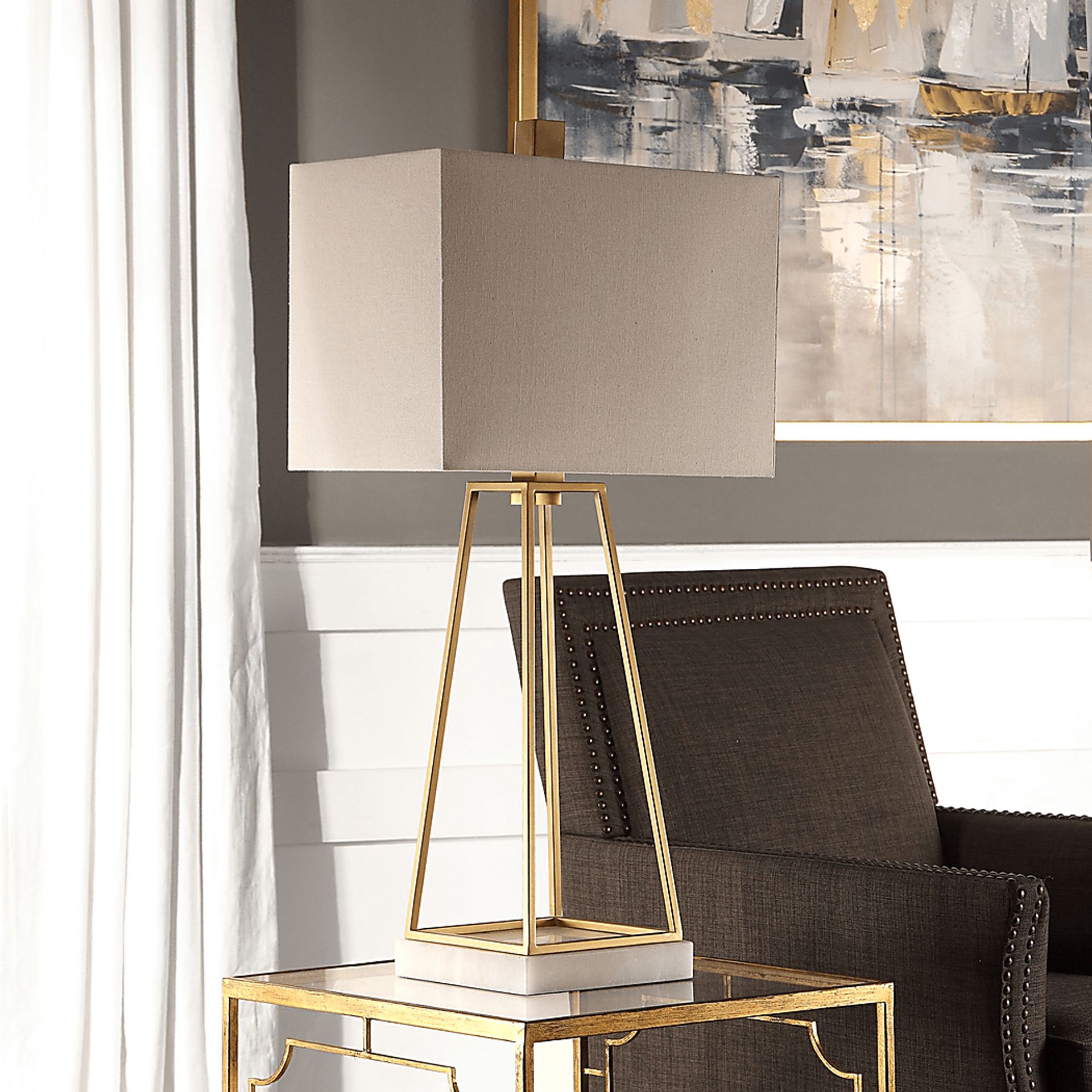 Chaparosa Gold Lamp - Image 3