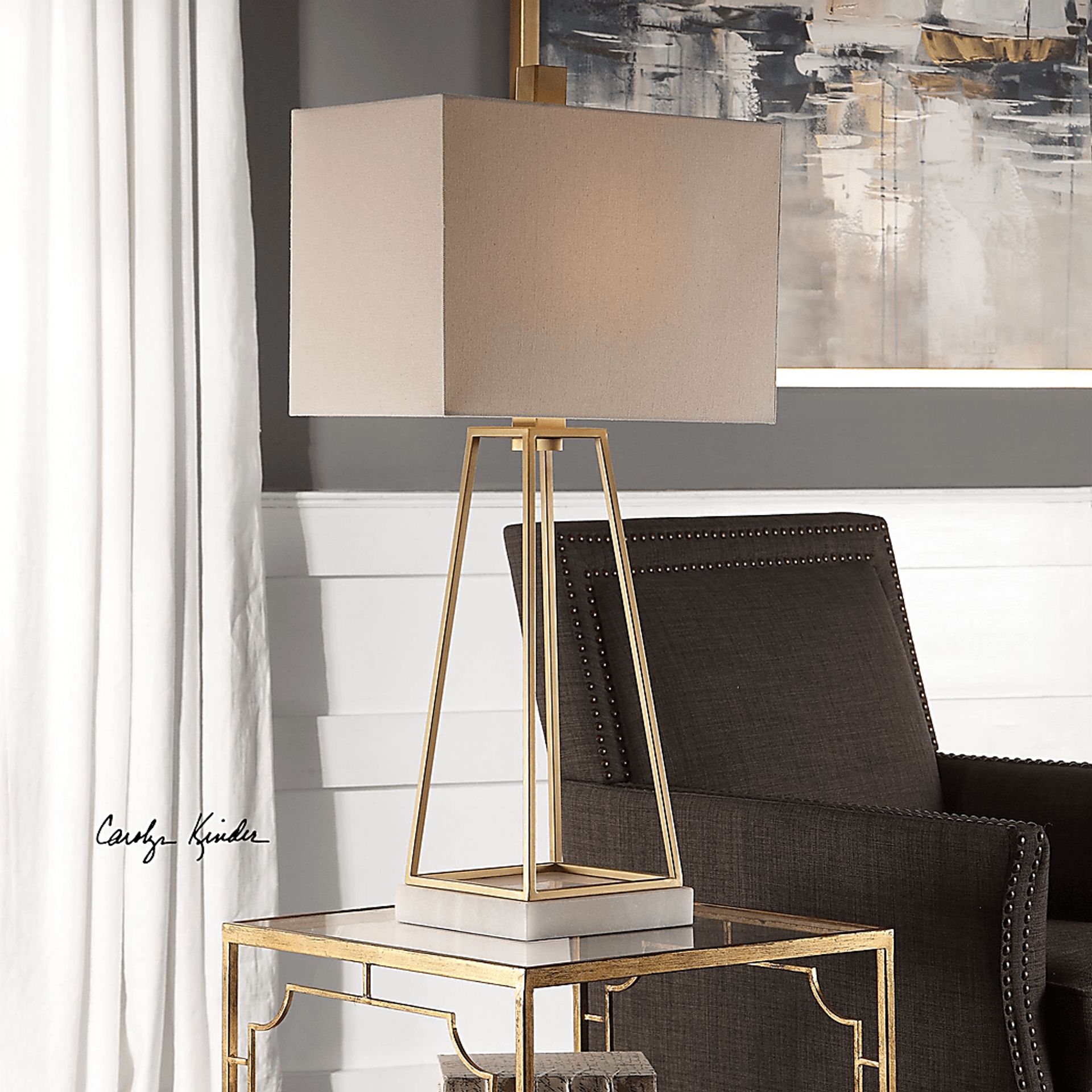 Chaparosa Gold Lamp - Image 5