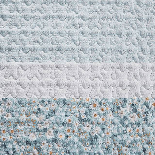 Chapote Blue 4 Pc King/California King Quilt Set - Thumbnail - Image 9