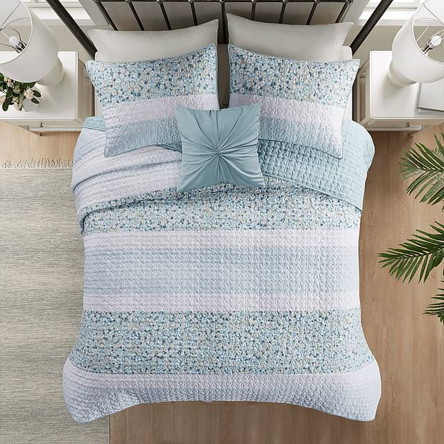 Chapote Blue 4 Pc King/California King Quilt Set - Thumbnail - Image 3