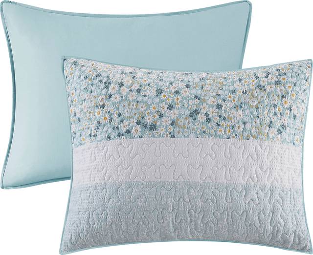 Chapote Blue 4 Pc King/California King Quilt Set - Thumbnail - Image 4
