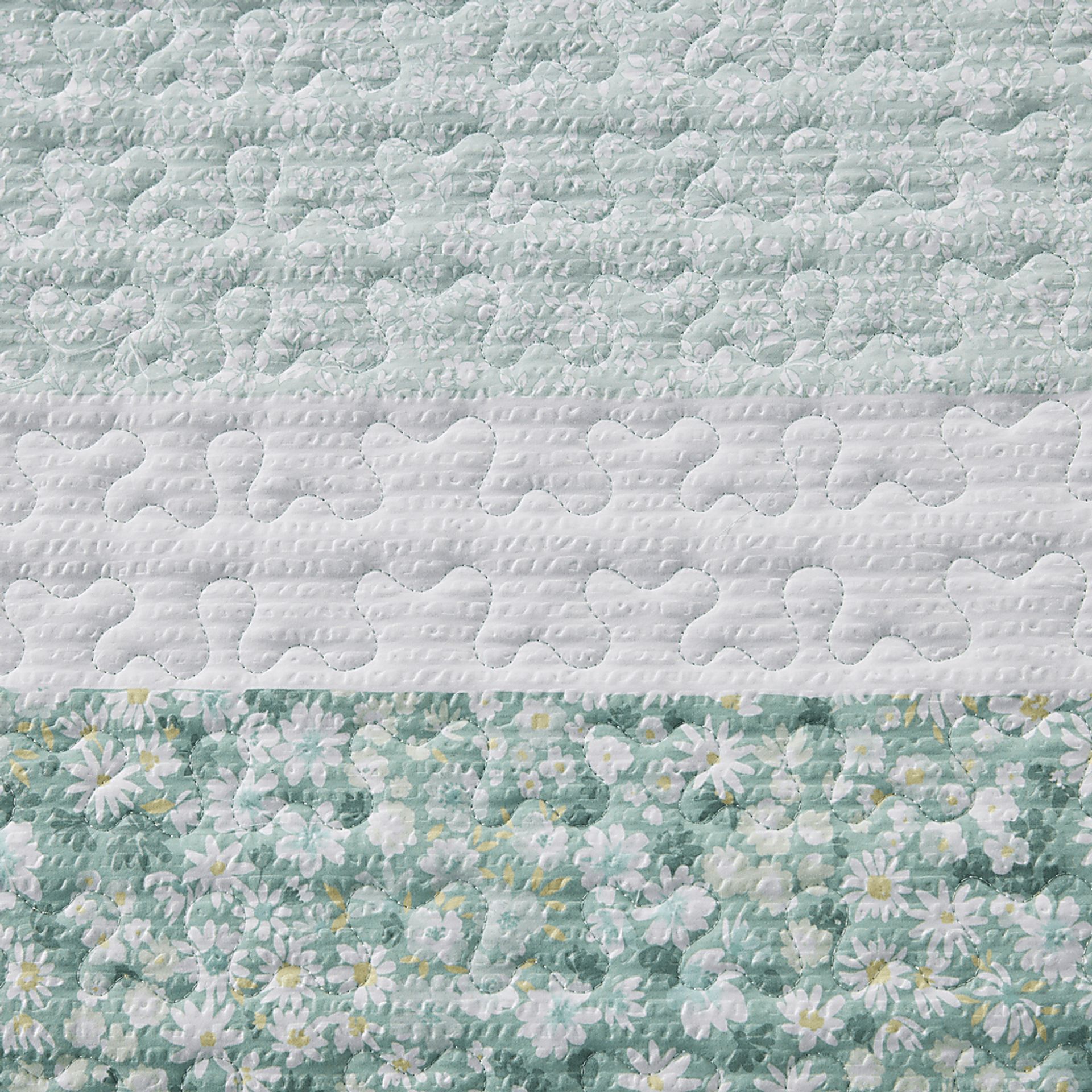 Chapote Green 4 Pc Full/Queen Quilt Set - Image 12