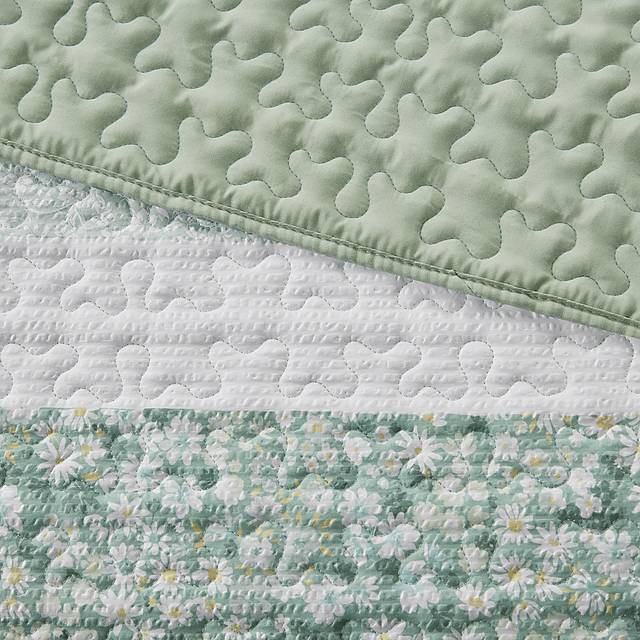 Chapote Green 4 Pc Full/Queen Quilt Set - Thumbnail - Image 13