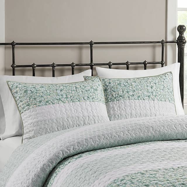 Chapote Green 4 Pc Full/Queen Quilt Set - Thumbnail - Image 6