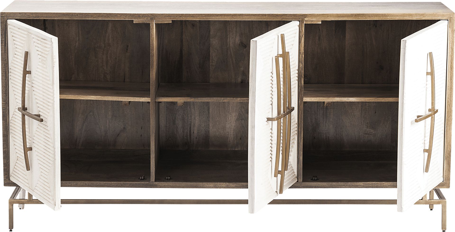 Charbray Brown Sideboard - Image 4