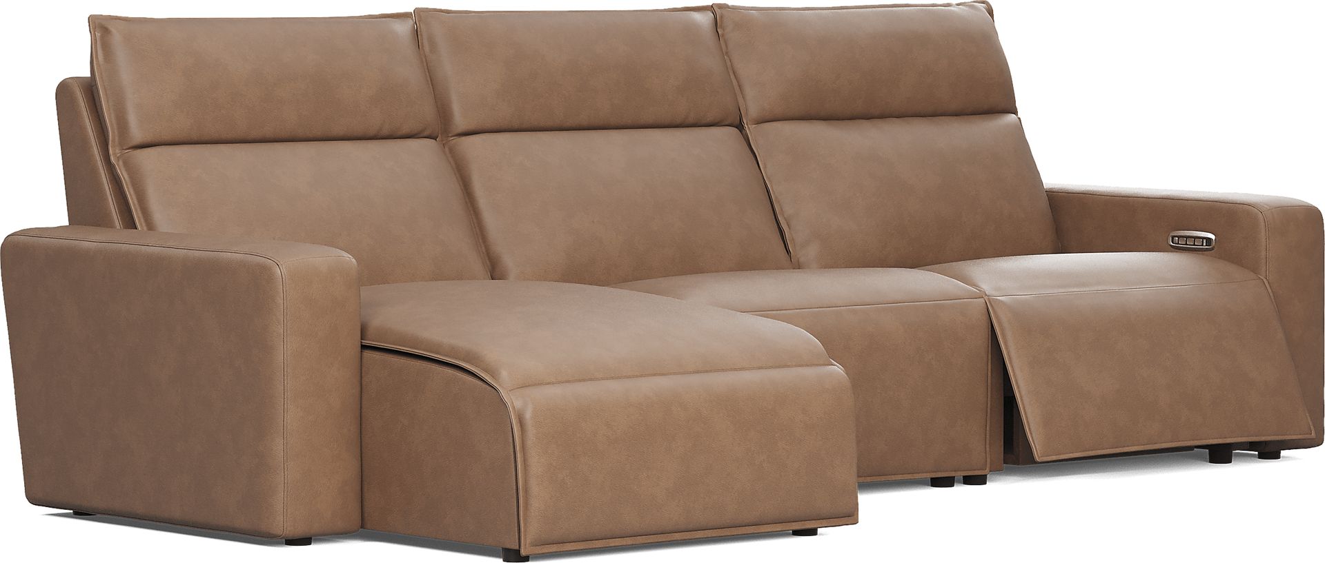Charcoal 3 Pc Dual Power Reclining ModularTwo - Image 1