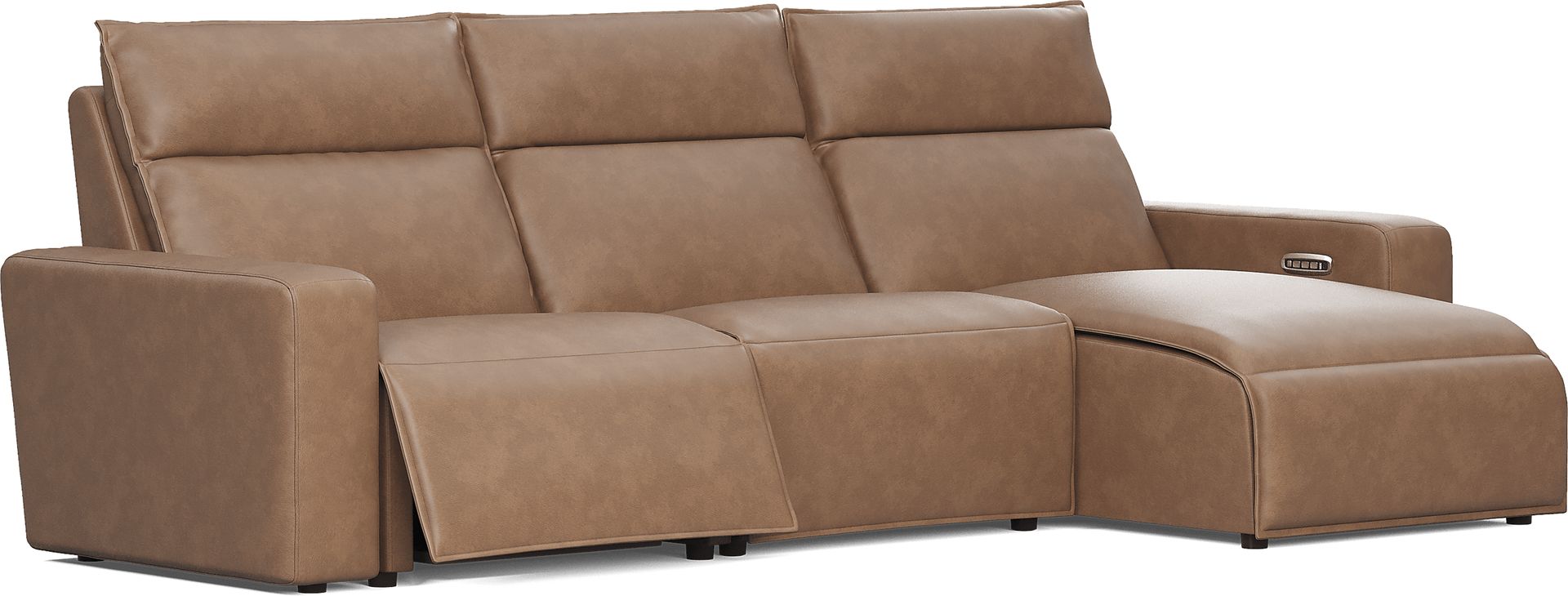 Charcoal 3 Pc Dual Power Reclining ModularTwo - Image 1