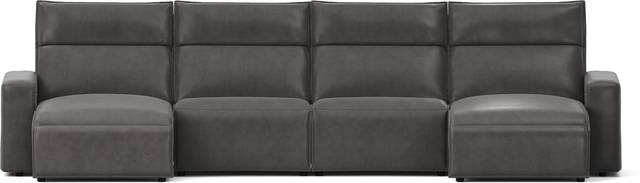 Charcoal 4 Pc Dual Power Reclining ModularTwo - Thumbnail - Image 1