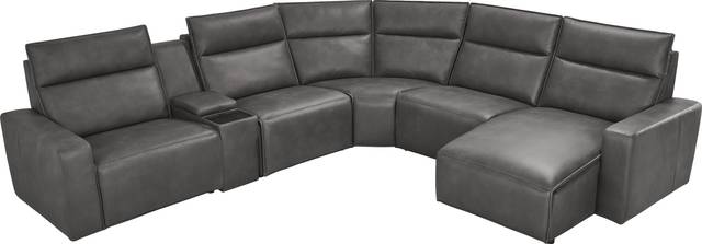 Charcoal 6 Pc Dual Power Reclining ModularTwo - Thumbnail - Image 1