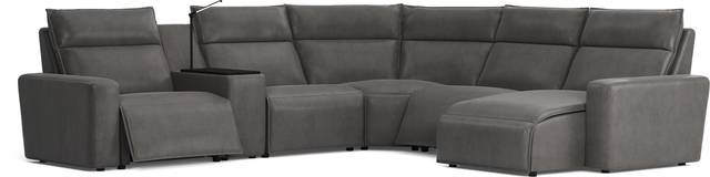 Charcoal 6 Pc Dual Power Reclining ModularTwo - Thumbnail - Image 1